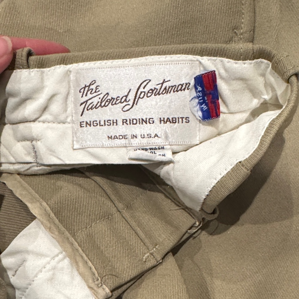 The Tailored Sportsman Beige Equestrian Breeches